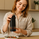 Moedor Elétrico Sal e Pimenta 2 em 1, Moedor Duplo, Automático para Condimentos Com Ajuste de Moagem